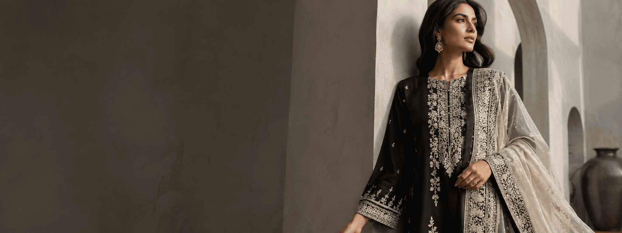 Premium stitched and unstitched women's suits collection